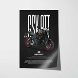 GSX-8TT Motorcycle Poster