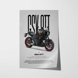 GSX-8TT Motorcycle Poster