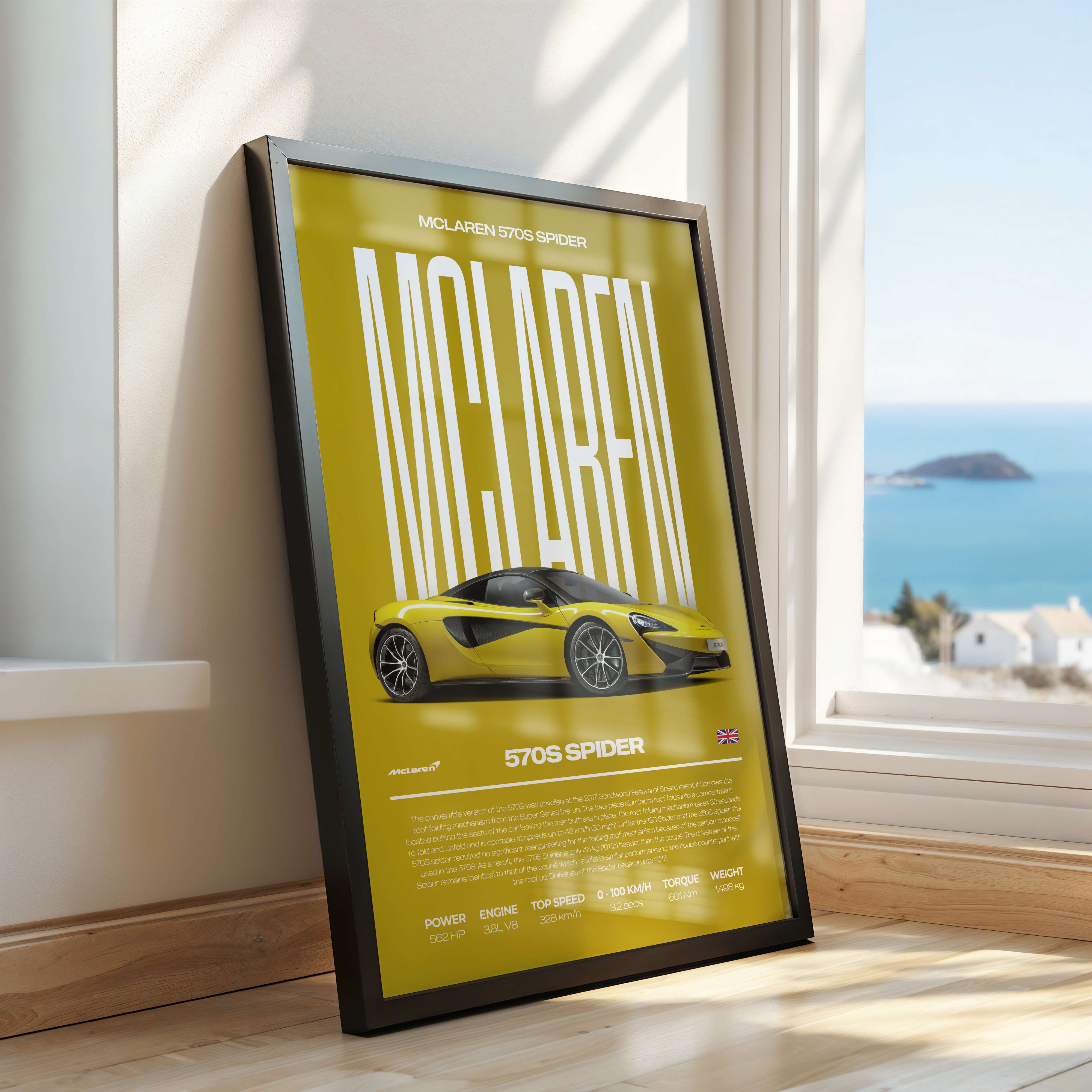 McLaren 570S Spider Poster