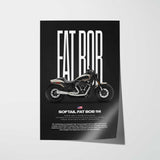 Softail Fat Bob 114 Motorcycle Poster