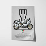 ST2 Motorcycle Poster