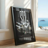 ST2 Motorcycle Poster