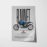R NineT Motorcycle Poster