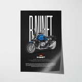 R NineT Motorcycle Poster