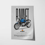 R NineT Motorcycle Poster