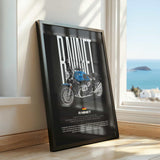 R NineT Motorcycle Poster