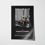 2025 Bonneville Bobber Motorcycle Poster