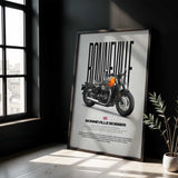 2025 Bonneville Bobber Motorcycle Poster