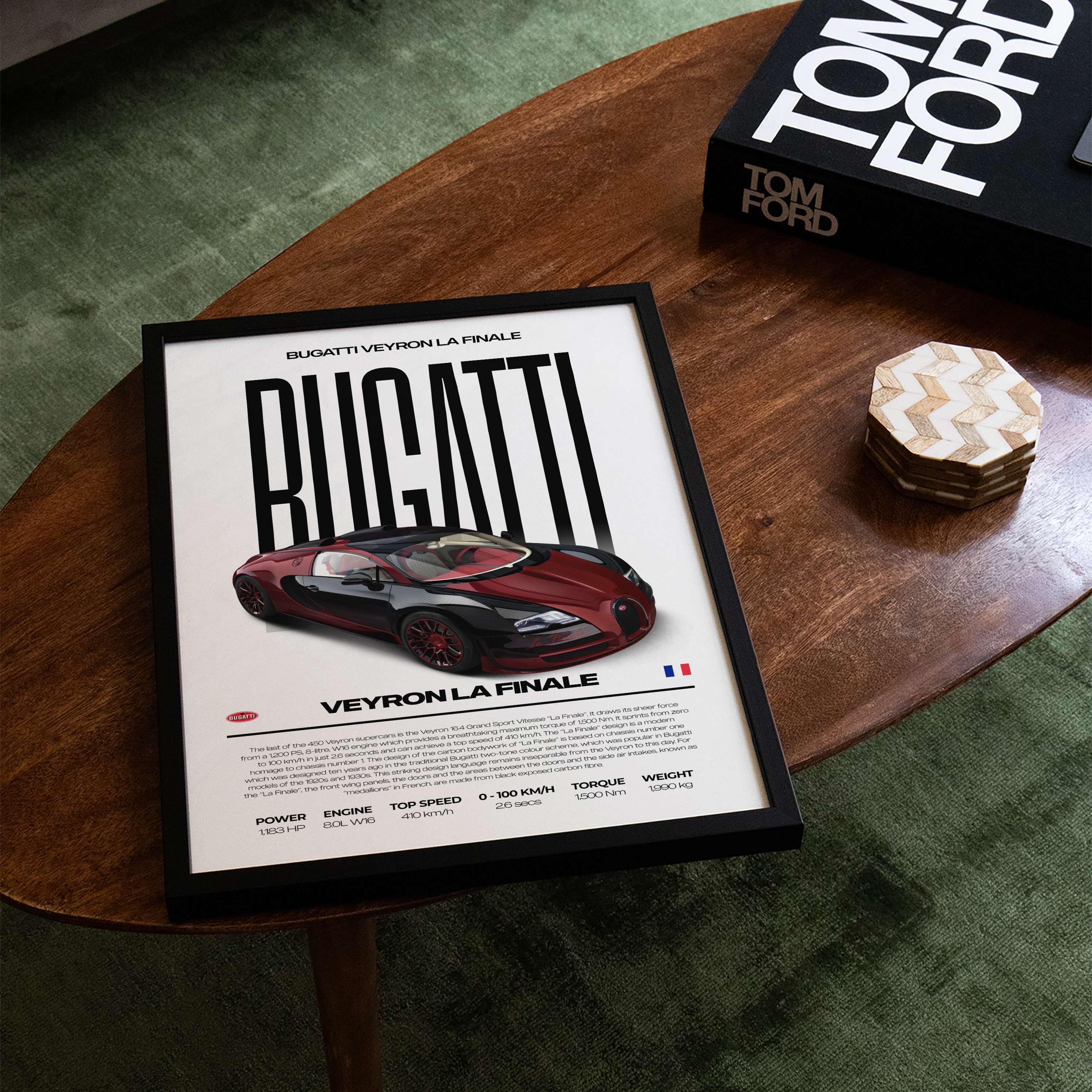 Bugatti Veyron La Finale Poster