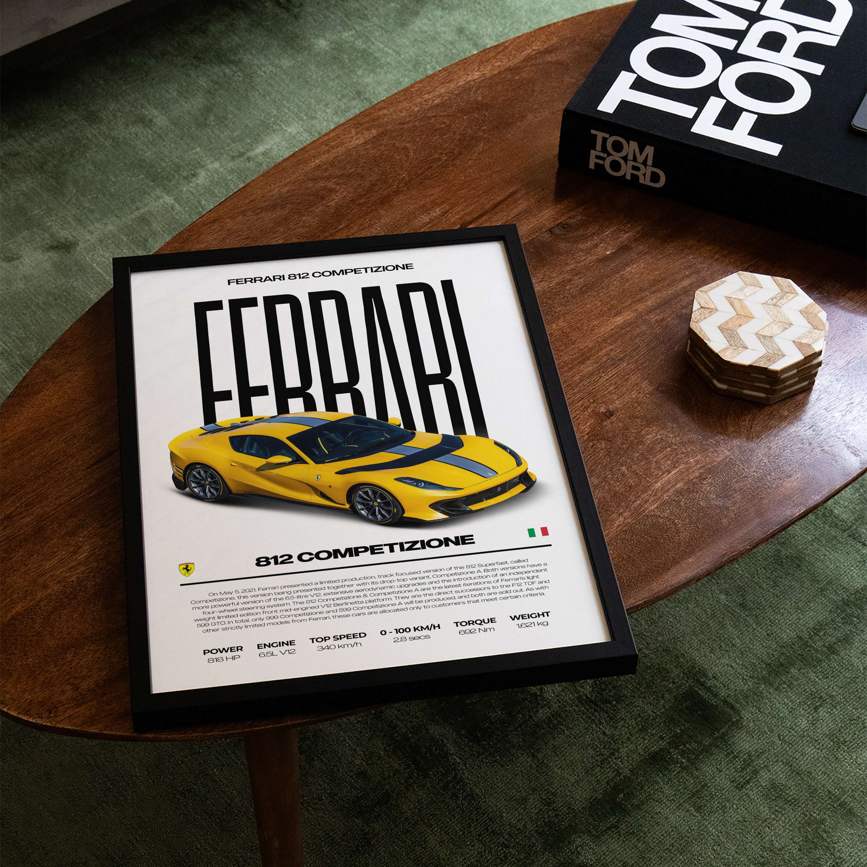 Ferrari 812 Competizione Poster