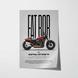 Softail Fat Bob 114 Motorcycle Poster