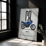 2024-Present CB125F Motorcycle Poster