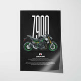 2025 Z900 SE Motorcycle Poster