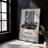 Senna GTR LM Car Poster
