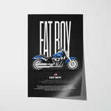 2025 Fat Boy Motorcycle Poster