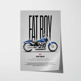 2025 Fat Boy Motorcycle Poster