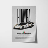 Huayra R Evo Car Poster