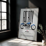 2025 Fat Boy Motorcycle Poster