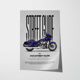 2025 CVO Street Glide Motorcycle Poster