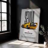 Senna GTR LM Car Poster