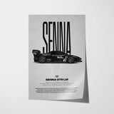 Senna GTR LM Car Poster