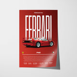 Ferrari F40 Poster