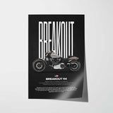 2018 Softail Breakout 114 Motorcycle Poster