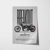 2018 Softail Breakout 114 Motorcycle Poster