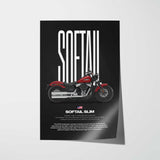2018 Softail Slim Motorcycle Poster