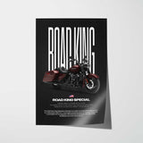 2019 Road King Special Motorcycle Poster