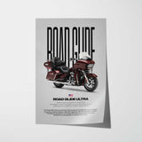 2019 Road Glide Ultra Motorcycle Poster