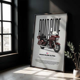 2019 Road Glide Ultra Motorcycle Poster