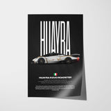 Huayra R Evo Car Poster