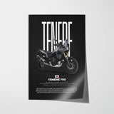 2023 Ténéré 700 Motorcycle Poster