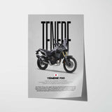 2023 Ténéré 700 Motorcycle Poster