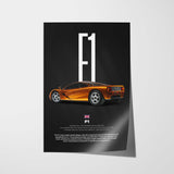 F1 Car Poster