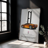 F1 Car Poster
