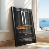 F1 Car Poster