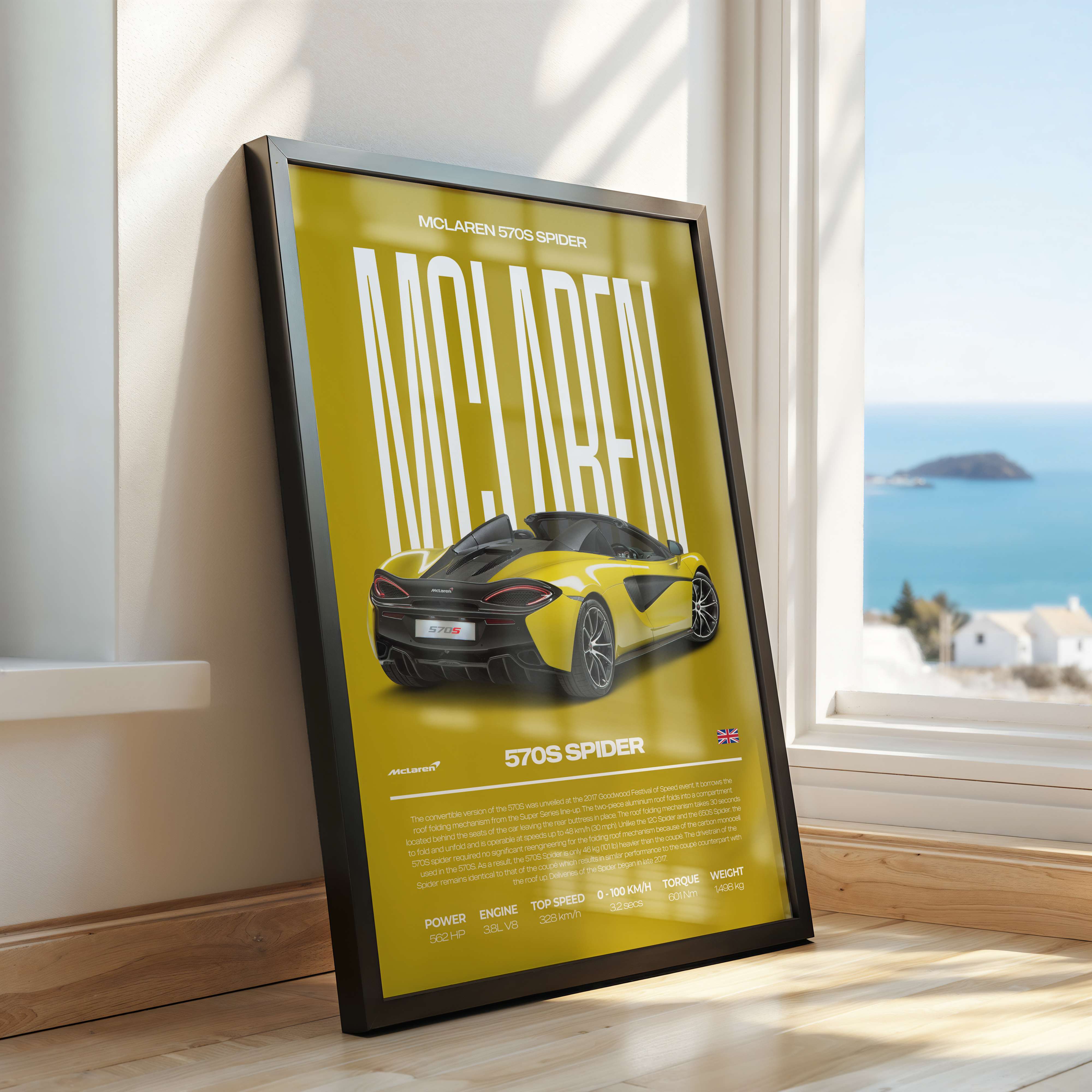 McLaren 570S Spider Poster