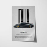 458 Italia Car Poster