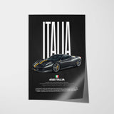 458 Italia Car Poster