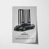 458 Italia Car Poster