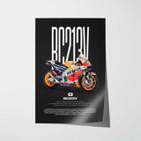 2016 RC213V Motorcycle Poster