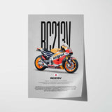 2016 RC213V Motorcycle Poster