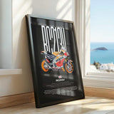 2016 RC213V Motorcycle Poster