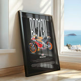 2016 RC213V Motorcycle Poster