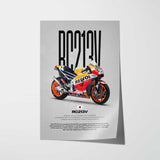 2017 RC213V Motorcycle Poster