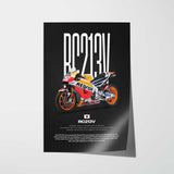 2017 RC213V Motorcycle Poster