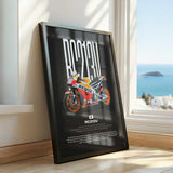 2017 RC213V Motorcycle Poster