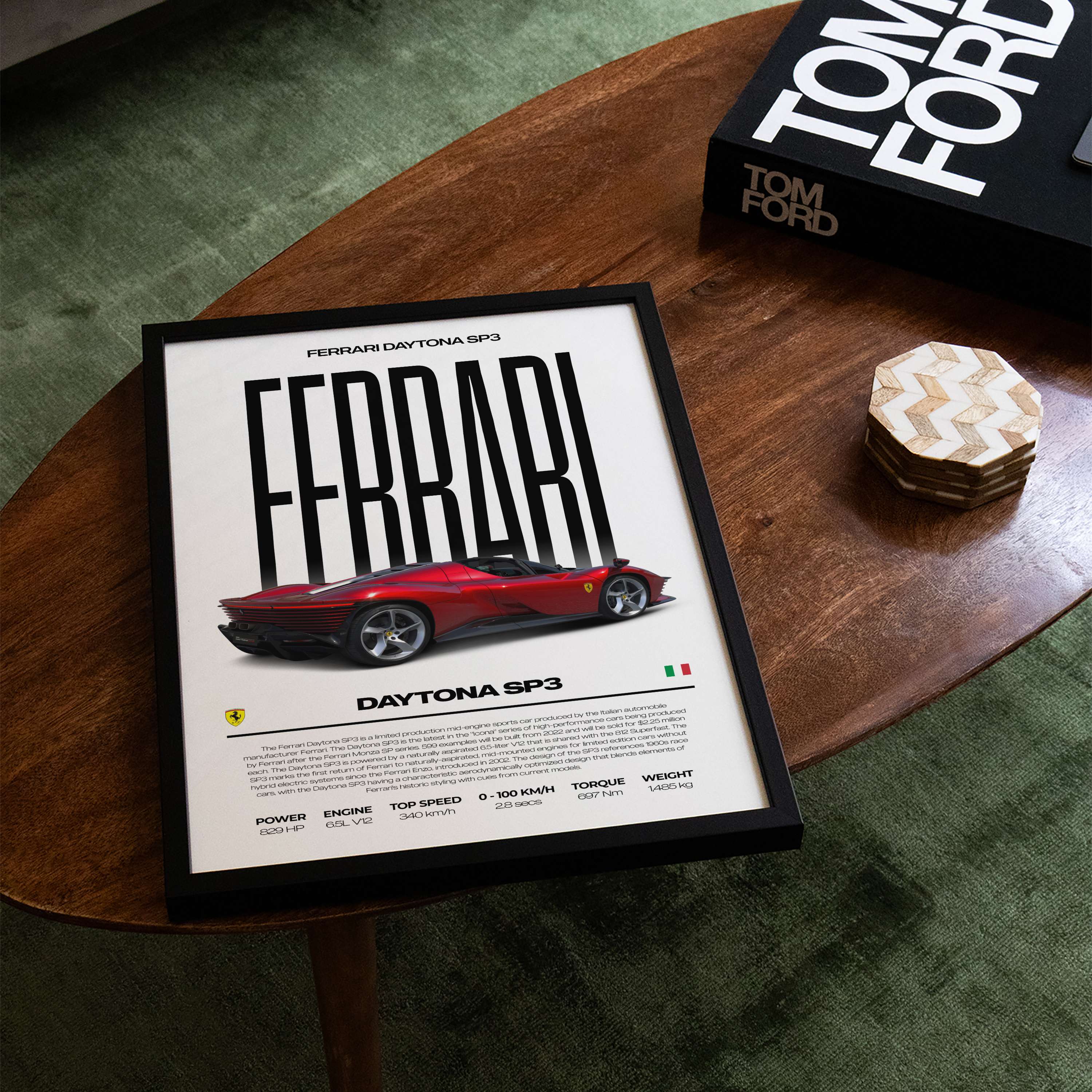 Ferrari Daytona SP3 Poster